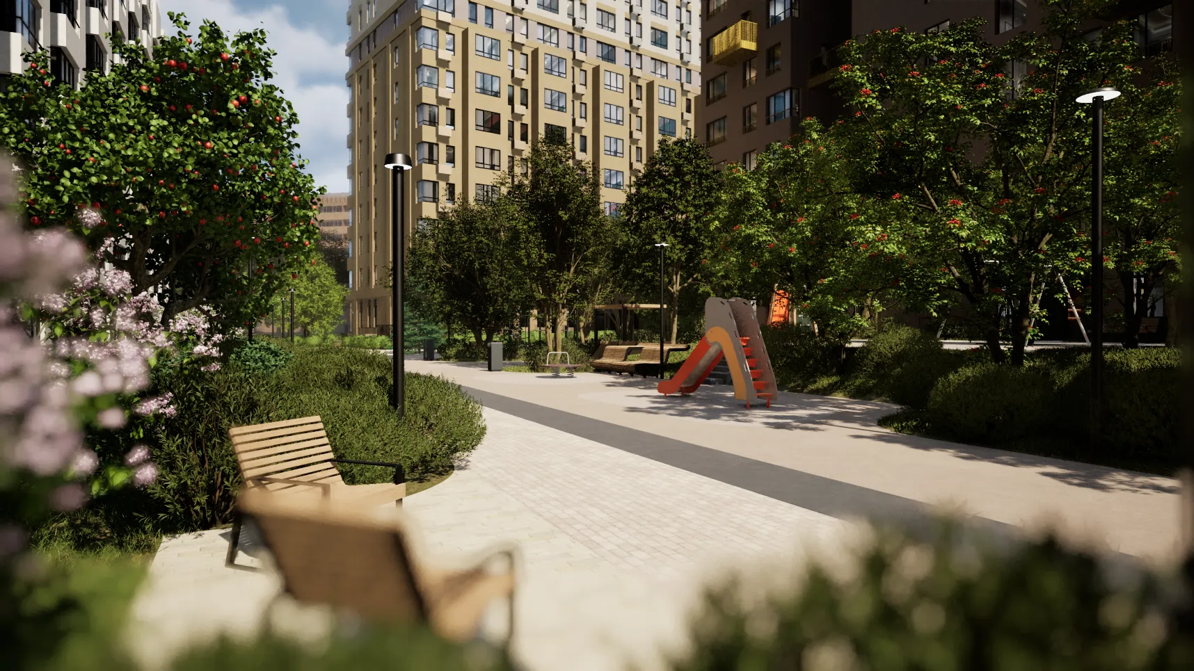 Baza Development — визуализация ЖК